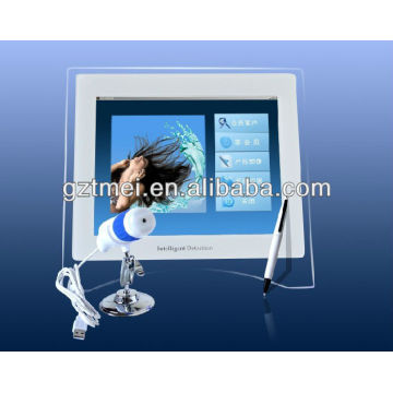 2012 portable home or salon use skin and hair analyzer